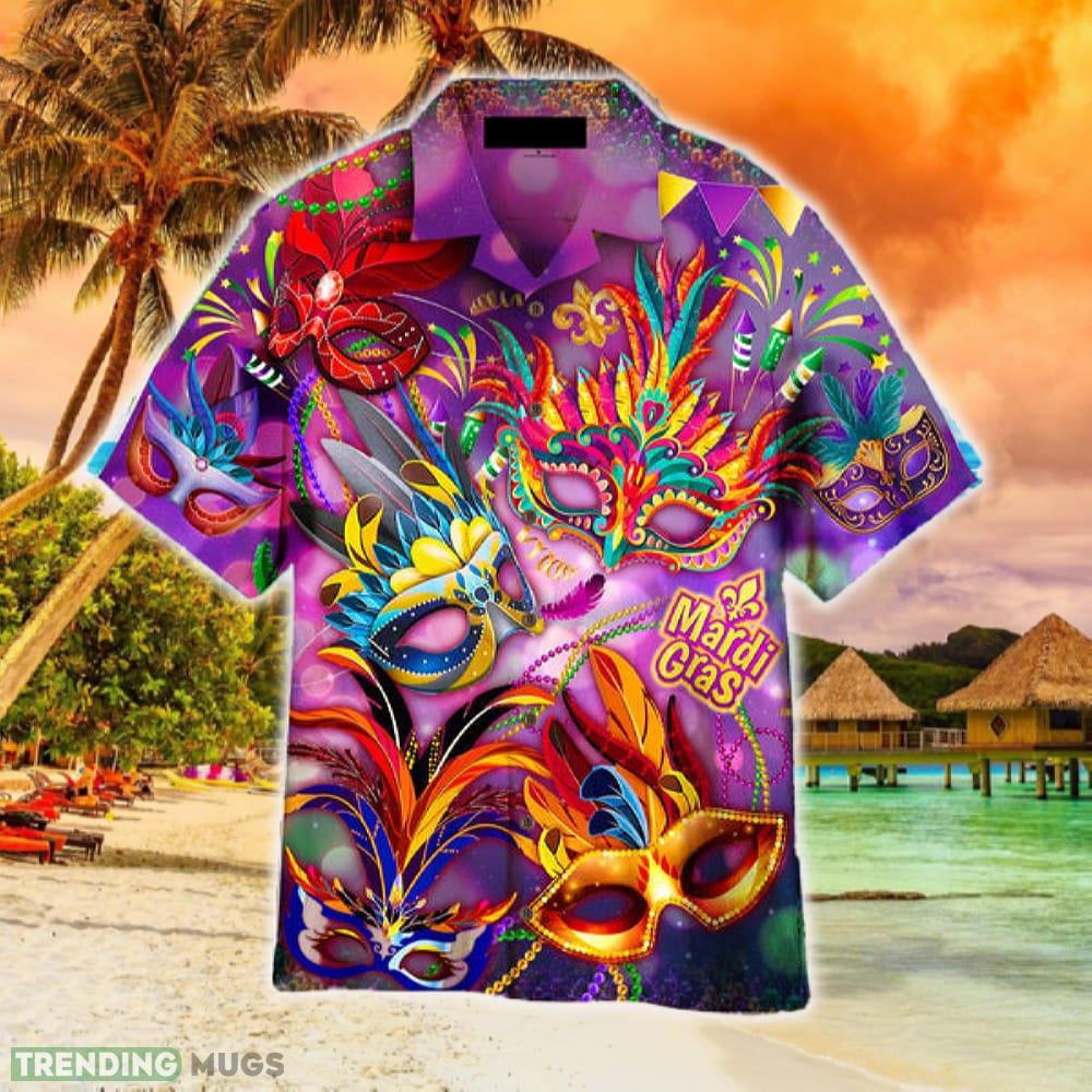 Mardi Gras Mask Purple Hawaiian Shirt Summer For Men And Women Hawaiian Shirt Mardi Gras Mask Purple Hawaiian Shirt Summer For Men And Women Hawaiian Shirt