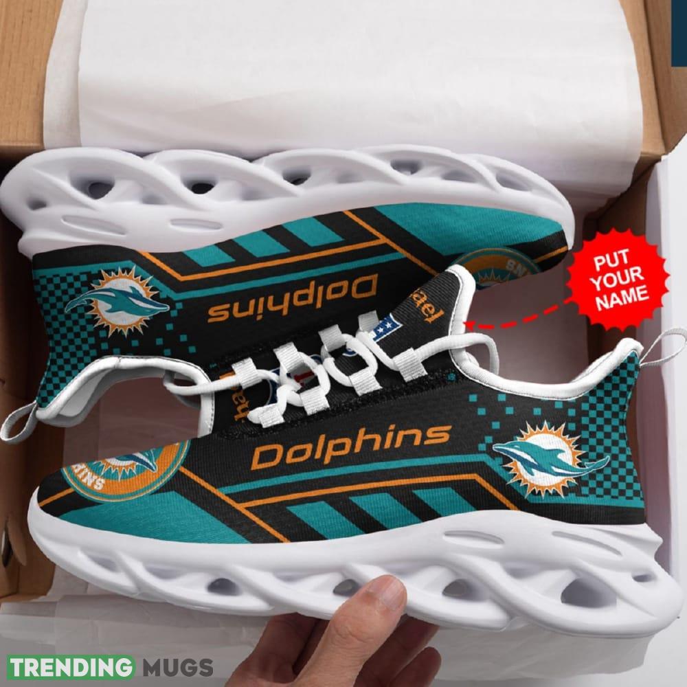 Miami Dolphins Logo Custom Name Pattern 3D Max Soul Sneaker Shoes In Black And Turquoise - Miami Dolphins Logo Custom Name Pattern 3D Max Soul Sneaker Shoes In Black And Turquoise_1 Miami Dolphins Logo Custom Name Pattern 3D Max Soul Sneaker Shoes In Black And Turquoise - Miami Dolphins Logo Custom Name Pattern 3D Max Soul Sneaker Shoes In Black And Turquoise_1