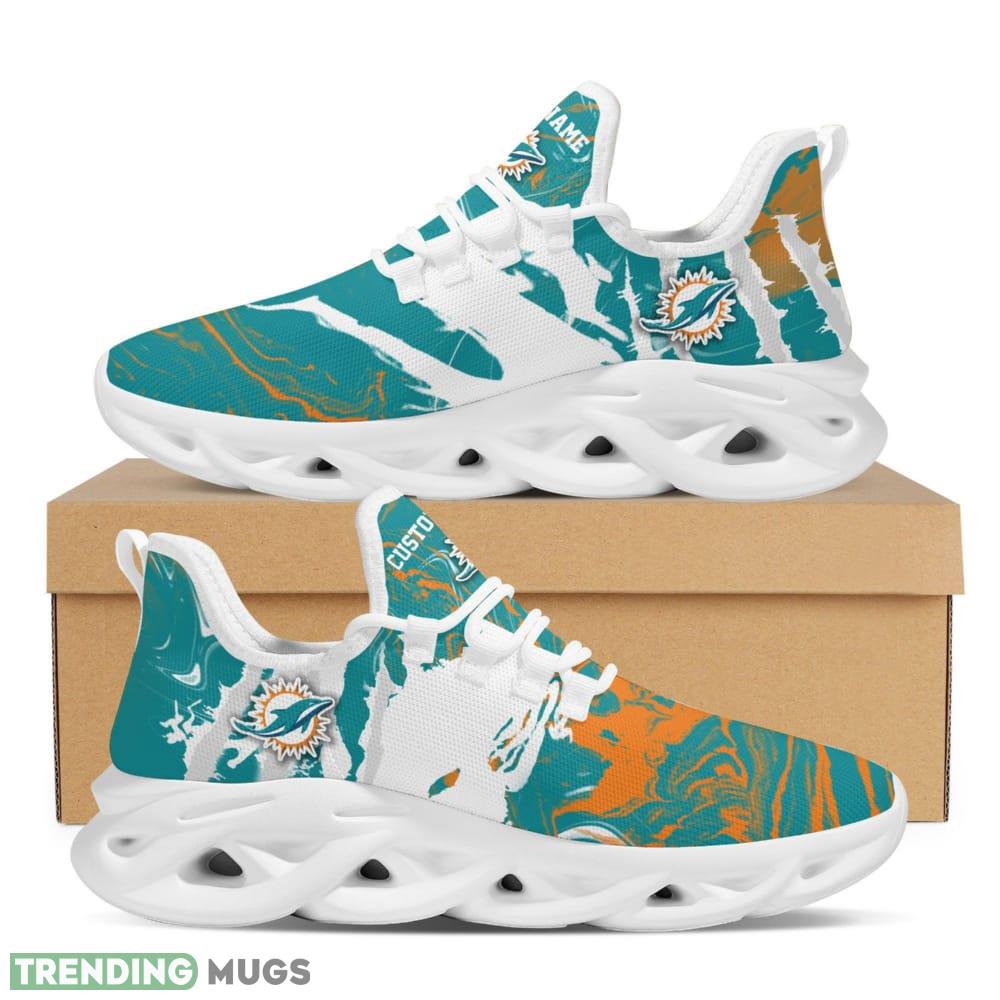Miami Dolphins Logo Pattern Custom Name 3D Max Soul Sneaker Shoes - Miami Dolphins Logo Pattern Custom Name 3D Max Soul Sneaker Shoes_1 Miami Dolphins Logo Pattern Custom Name 3D Max Soul Sneaker Shoes - Miami Dolphins Logo Pattern Custom Name 3D Max Soul Sneaker Shoes_1