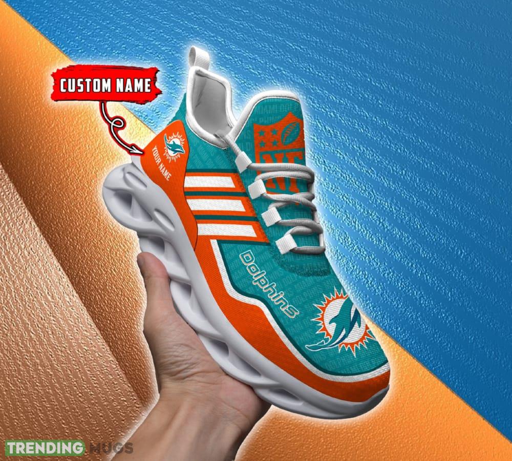Miami Dolphins Max Soul Shoes Modern Gift For Men And Women Chunky Sneakers Custom Name Max Soul Miami Dolphins Max Soul Shoes Modern Gift For Men And Women Chunky Sneakers Custom Name Max Soul