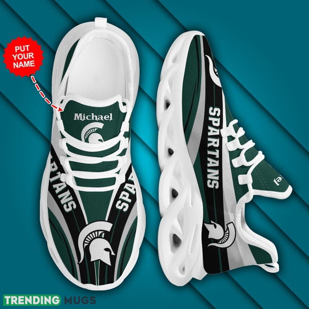 Michigan State Spartans Latest Custom Name Max Soul Shoes Luxury NCAA2 Clunky For Men Women Gift Sneakers For Fans - Michigan State Spartans Shoes Max Soul Luxury NCAA2_1 Michigan State Spartans Latest Custom Name Max Soul Shoes Luxury NCAA2 Clunky For Men Women Gift Sneakers For Fans - Michigan State Spartans Shoes Max Soul Luxury NCAA2_1