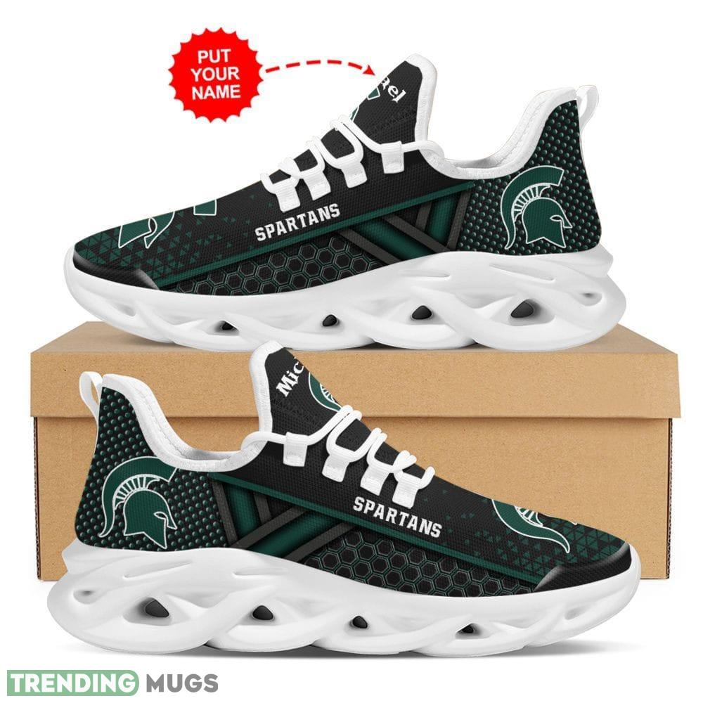 Michigan State Spartans New Custom Name Max Soul Shoes Luxury NCAA2 Clunky For Men Women Gift Sneakers For Fans Max Soul Michigan State Spartans New Custom Name Max Soul Shoes Luxury NCAA2 Clunky For Men Women Gift Sneakers For Fans Max Soul