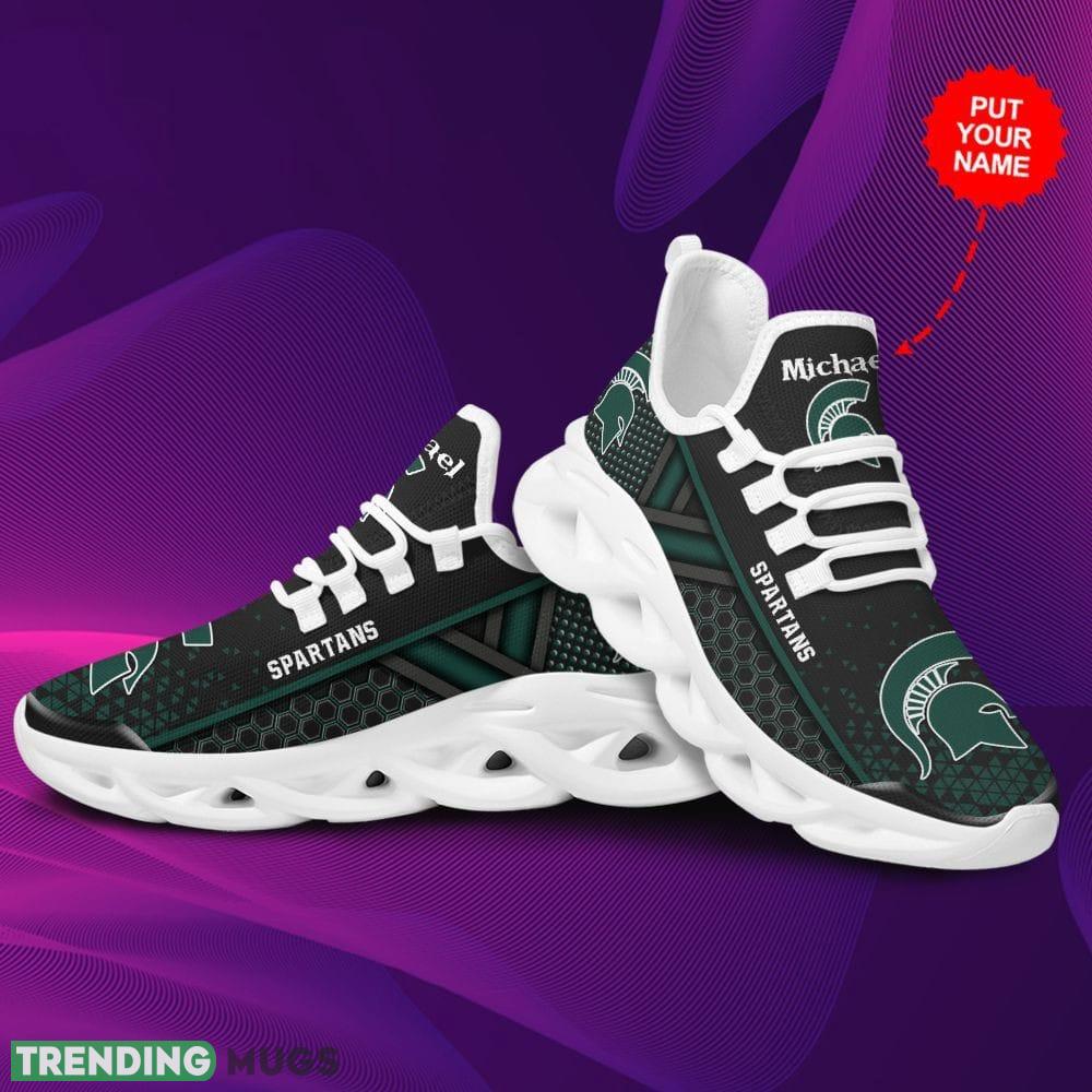 Michigan State Spartans New Custom Name Max Soul Shoes Luxury NCAA2 Clunky For Men Women Gift Sneakers For Fans Max Soul Michigan State Spartans New Custom Name Max Soul Shoes Luxury NCAA2 Clunky For Men Women Gift Sneakers For Fans Max Soul