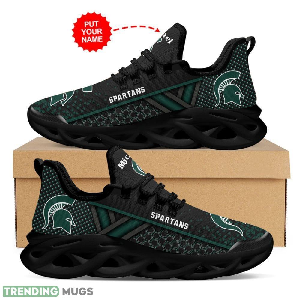 Michigan State Spartans New Custom Name Max Soul Shoes Luxury NCAA2 Clunky For Men Women Gift Sneakers For Fans - Michigan State Spartans Shoes Max Soul Luxury NCAA2_1 Michigan State Spartans New Custom Name Max Soul Shoes Luxury NCAA2 Clunky For Men Women Gift Sneakers For Fans - Michigan State Spartans Shoes Max Soul Luxury NCAA2_1