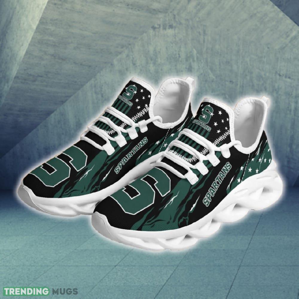 Michigan State Spartans Stars and Stripes Craftsmanship Chunky Shoes New Max Soul Sneakers Men Gift Max Soul Michigan State Spartans Stars and Stripes Craftsmanship Chunky Shoes New Max Soul Sneakers Men Gift Max Soul