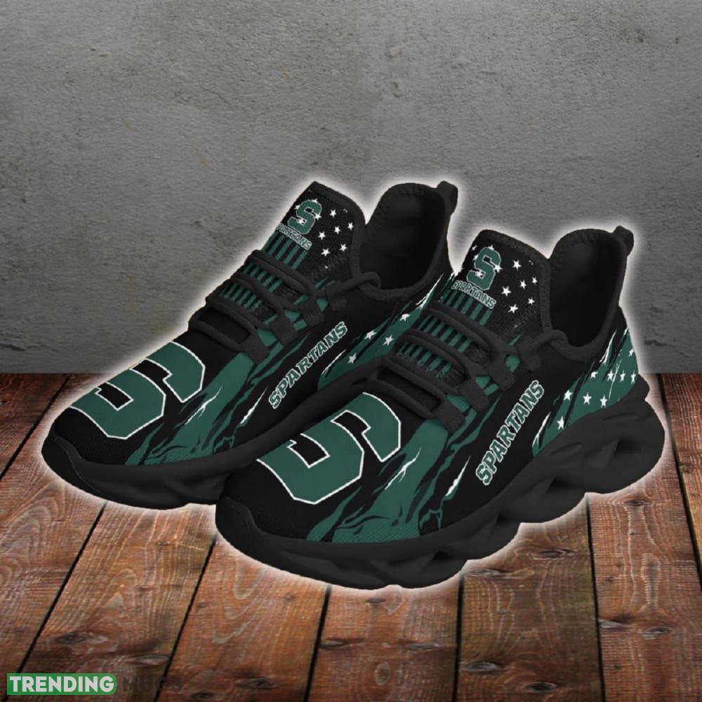 Michigan State Spartans Stars and Stripes Craftsmanship Chunky Shoes New Max Soul Sneakers Men Gift Max Soul Michigan State Spartans Stars and Stripes Craftsmanship Chunky Shoes New Max Soul Sneakers Men Gift Max Soul