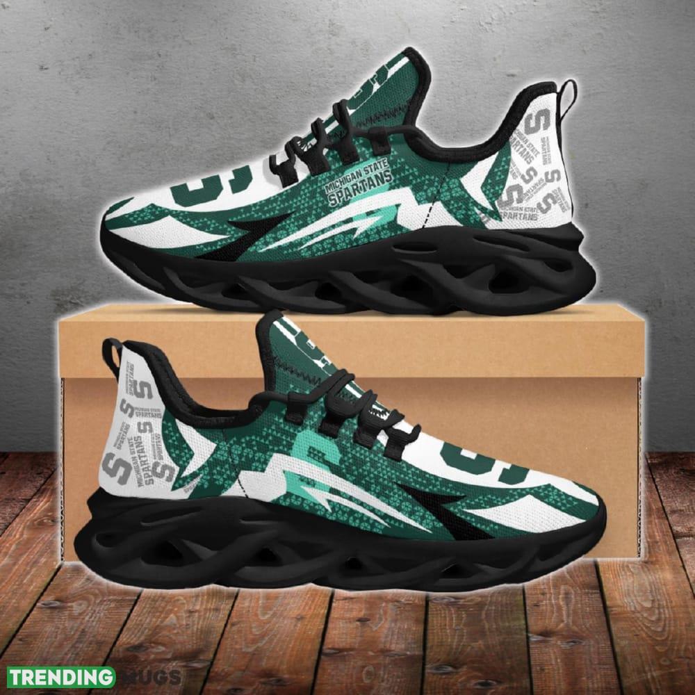 Michigan State Spartans Symbol Geometric Detail Chunky Shoes New Max Soul Sneakers Men Gift Max Soul Michigan State Spartans Symbol Geometric Detail Chunky Shoes New Max Soul Sneakers Men Gift Max Soul