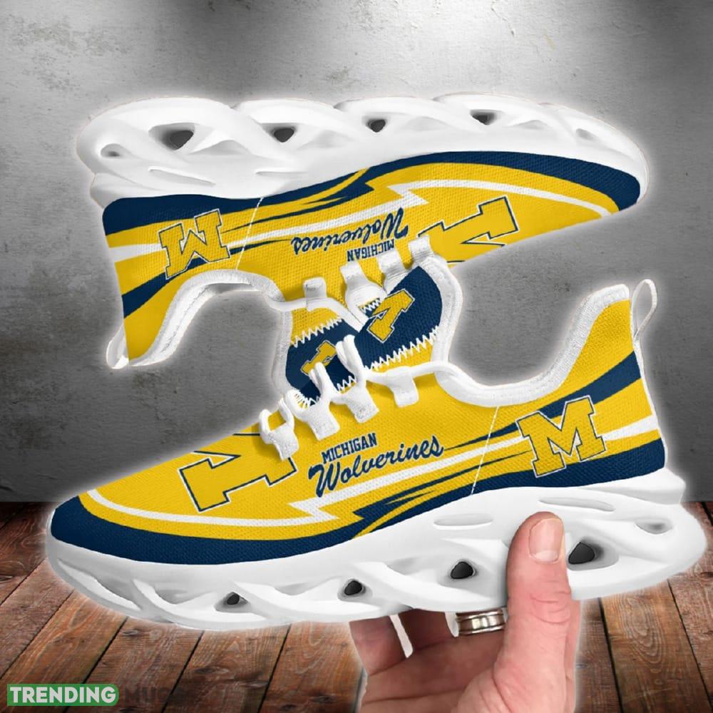 Michigan Wolverines Are Coming Curves Creative Chunky Shoes New Max Soul Sneakers Men Gift Max Soul Michigan Wolverines Are Coming Curves Creative Chunky Shoes New Max Soul Sneakers Men Gift Max Soul