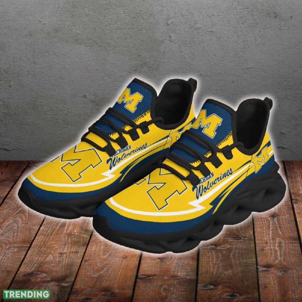 Michigan Wolverines Are Coming Curves Creative Chunky Shoes New Max Soul Sneakers Men Gift Max Soul Michigan Wolverines Are Coming Curves Creative Chunky Shoes New Max Soul Sneakers Men Gift Max Soul