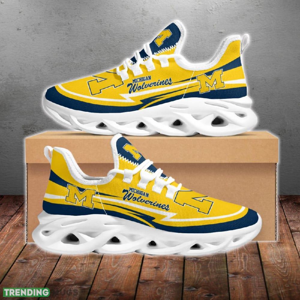 Michigan Wolverines Are Coming Curves Creative Chunky Shoes New Max Soul Sneakers Men Gift - Michigan Wolverines Are Coming Curves Max Soul Shoes_1 Michigan Wolverines Are Coming Curves Creative Chunky Shoes New Max Soul Sneakers Men Gift - Michigan Wolverines Are Coming Curves Max Soul Shoes_1