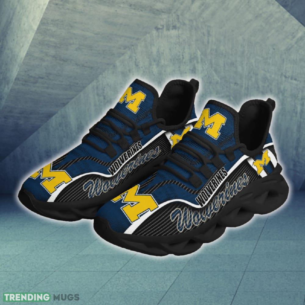 Michigan Wolverines Jumpstart Stride Chunky Shoes New Max Soul Sneakers Men Gift Max Soul Michigan Wolverines Jumpstart Stride Chunky Shoes New Max Soul Sneakers Men Gift Max Soul
