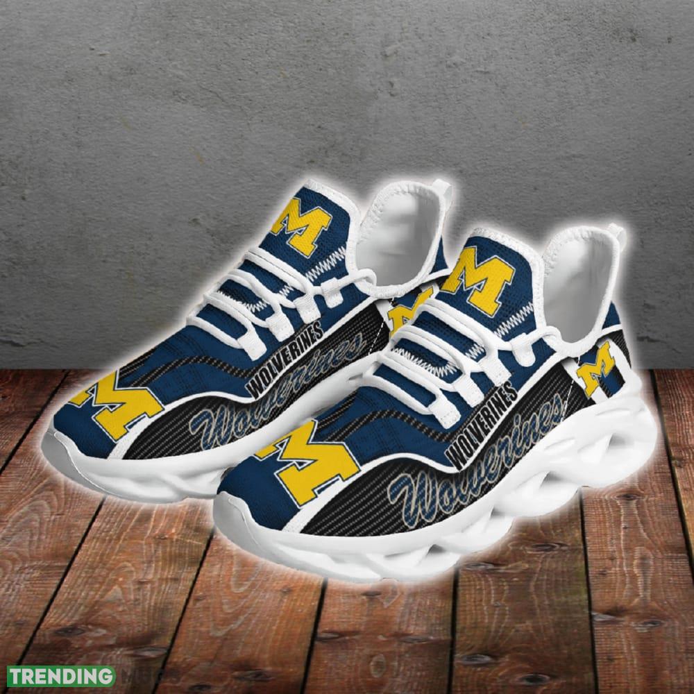 Michigan Wolverines Jumpstart Stride Chunky Shoes New Max Soul Sneakers Men Gift Max Soul Michigan Wolverines Jumpstart Stride Chunky Shoes New Max Soul Sneakers Men Gift Max Soul