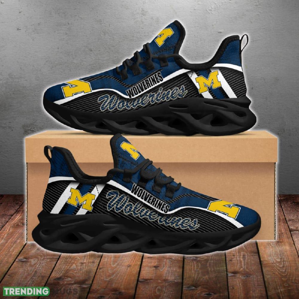 Michigan Wolverines Jumpstart Stride Chunky Shoes New Max Soul Sneakers Men Gift - Michigan Wolverines Jumpstart M Soul Shoes_1 Michigan Wolverines Jumpstart Stride Chunky Shoes New Max Soul Sneakers Men Gift - Michigan Wolverines Jumpstart M Soul Shoes_1