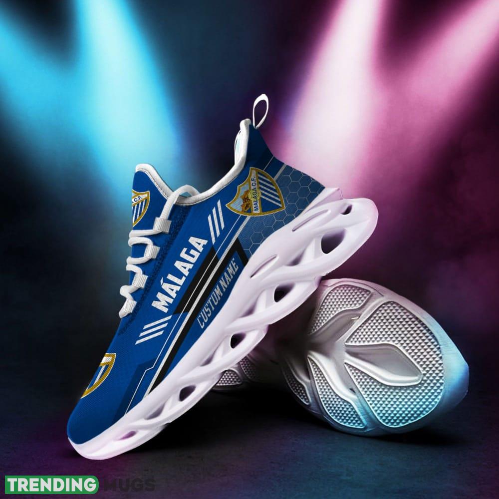Málaga Logo Custom Name Pattern 3D Max Soul Sneaker Shoes Max Soul Málaga Logo Custom Name Pattern 3D Max Soul Sneaker Shoes Max Soul