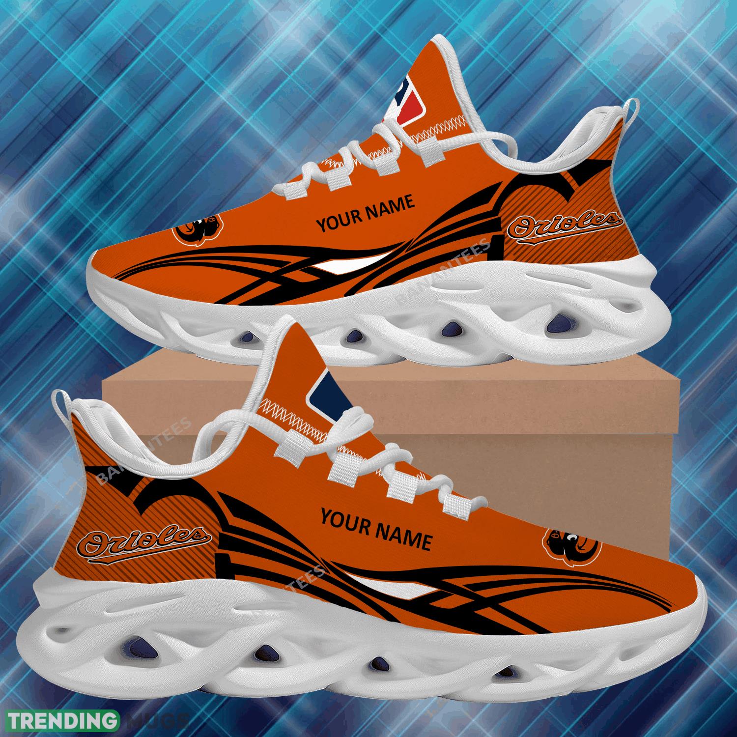 MLB Baltimore Orioles Max Soul Shoes New Personalized Pop Running Sneaker Max Soul MLB Baltimore Orioles Max Soul Shoes New Personalized Pop Running Sneaker Max Soul