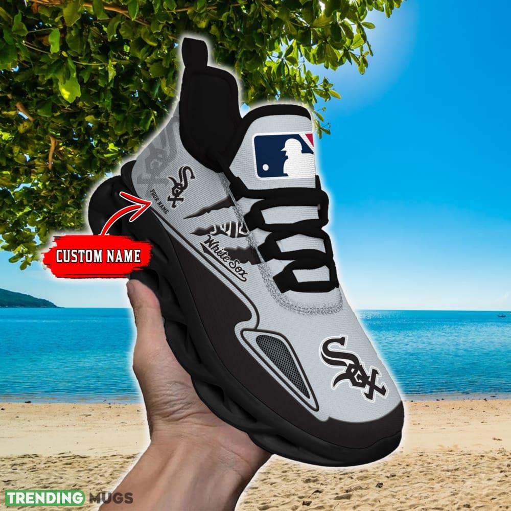 MLB Chicago White Sox Max Soul Shoes Personalized Clunky Sneakers Ideas Gift Fans Max Soul MLB Chicago White Sox Max Soul Shoes Personalized Clunky Sneakers Ideas Gift Fans Max Soul