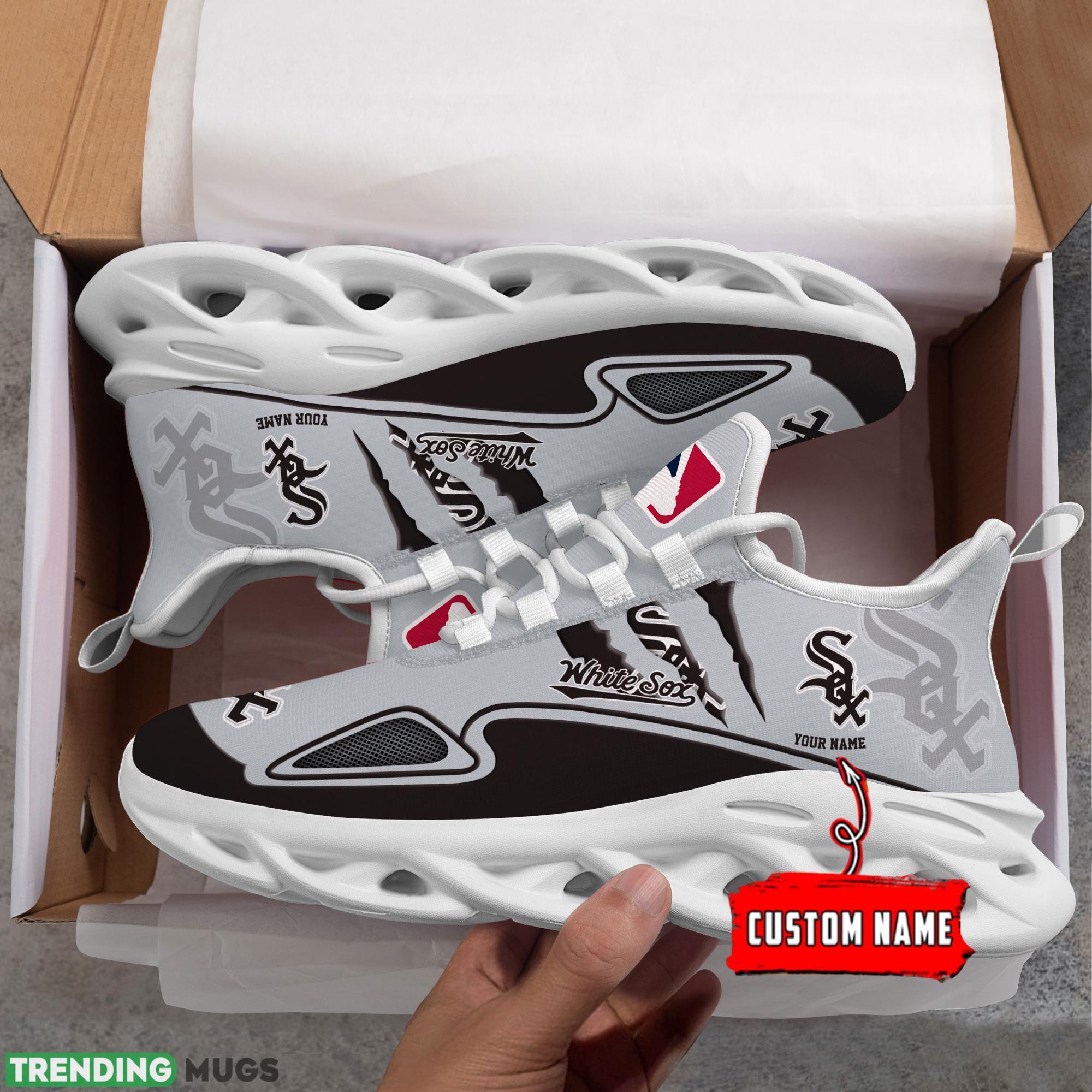 MLB Chicago White Sox Max Soul Shoes Personalized Clunky Sneakers Ideas Gift Fans Max Soul MLB Chicago White Sox Max Soul Shoes Personalized Clunky Sneakers Ideas Gift Fans Max Soul