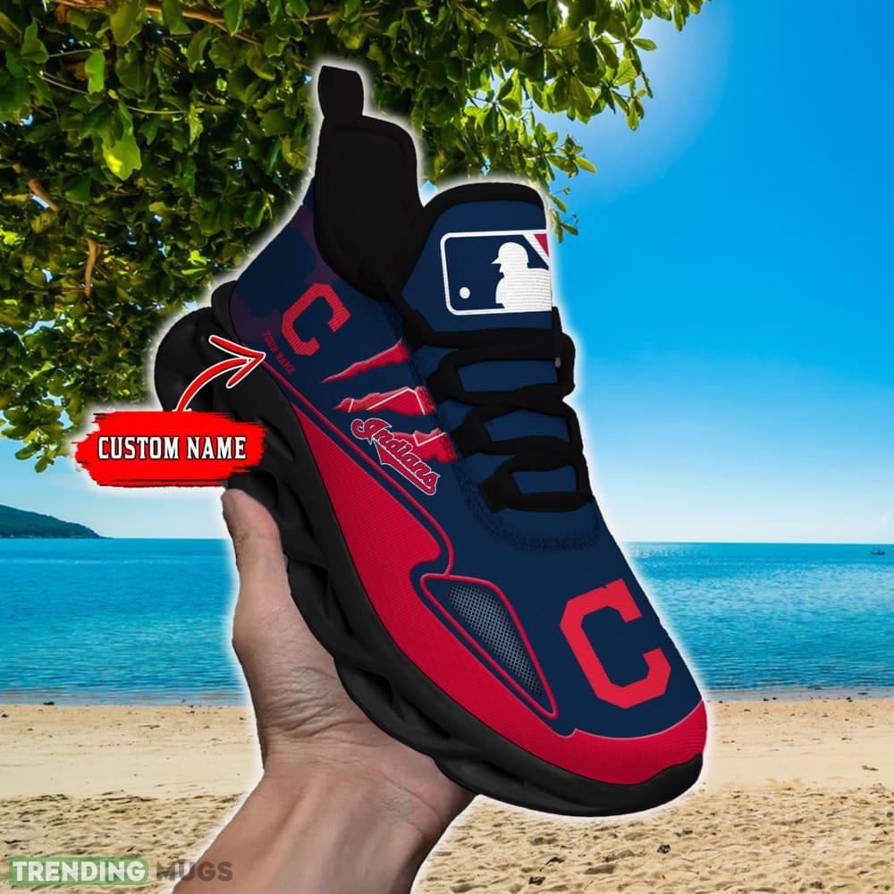 MLB Cleveland Indians Max Soul Shoes Personalized Clunky Sneakers Ideas Gift Fans Max Soul MLB Cleveland Indians Max Soul Shoes Personalized Clunky Sneakers Ideas Gift Fans Max Soul