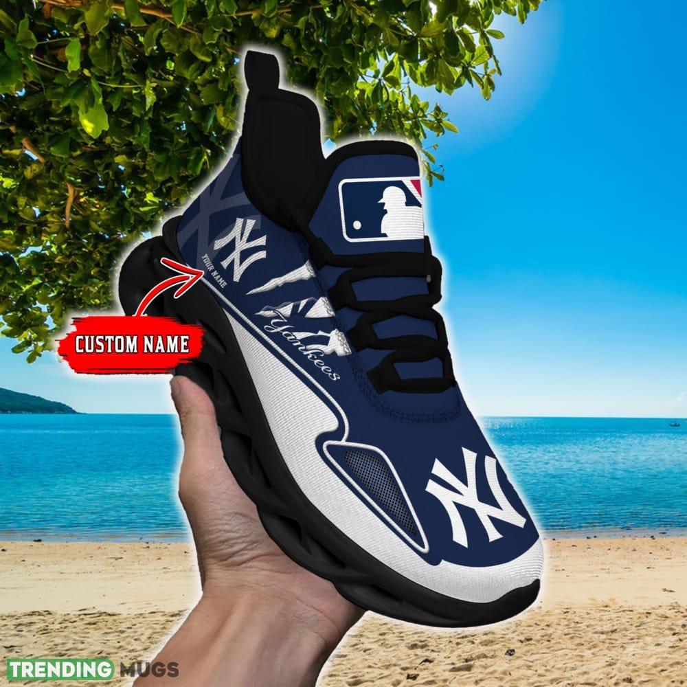 MLB New York Yankees Max Soul Shoes Personalized Clunky Sneakers Ideas Gift Fans Max Soul MLB New York Yankees Max Soul Shoes Personalized Clunky Sneakers Ideas Gift Fans Max Soul