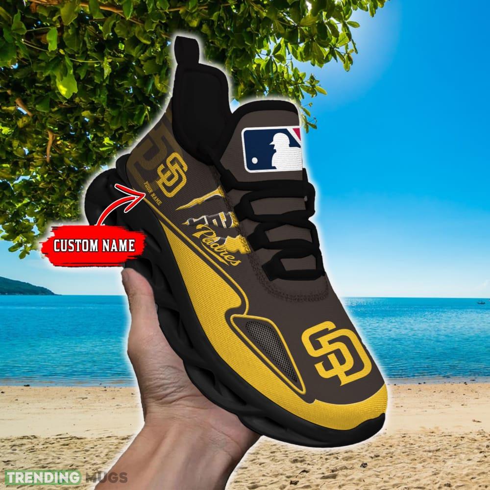 MLB San Diego Padres Max Soul Shoes Personalized Clunky Sneakers Ideas Gift Fans Max Soul MLB San Diego Padres Max Soul Shoes Personalized Clunky Sneakers Ideas Gift Fans Max Soul