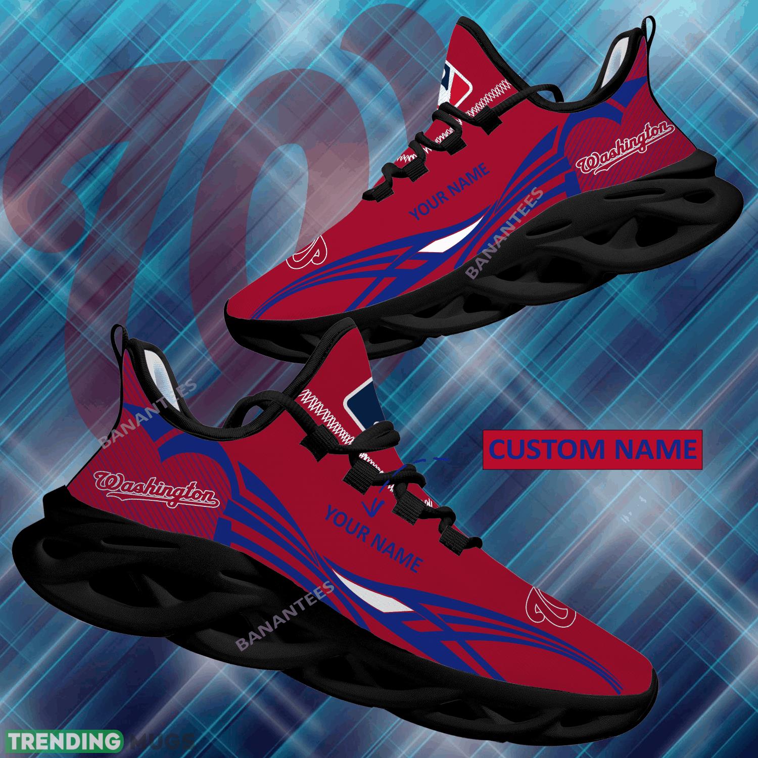 MLB Washington Nationals Max Soul Shoes New Personalized Fresh Running Sneaker - MLB Washington Nationals Max Soul Shoes Personalized Photo 1 MLB Washington Nationals Max Soul Shoes New Personalized Fresh Running Sneaker - MLB Washington Nationals Max Soul Shoes Personalized Photo 1