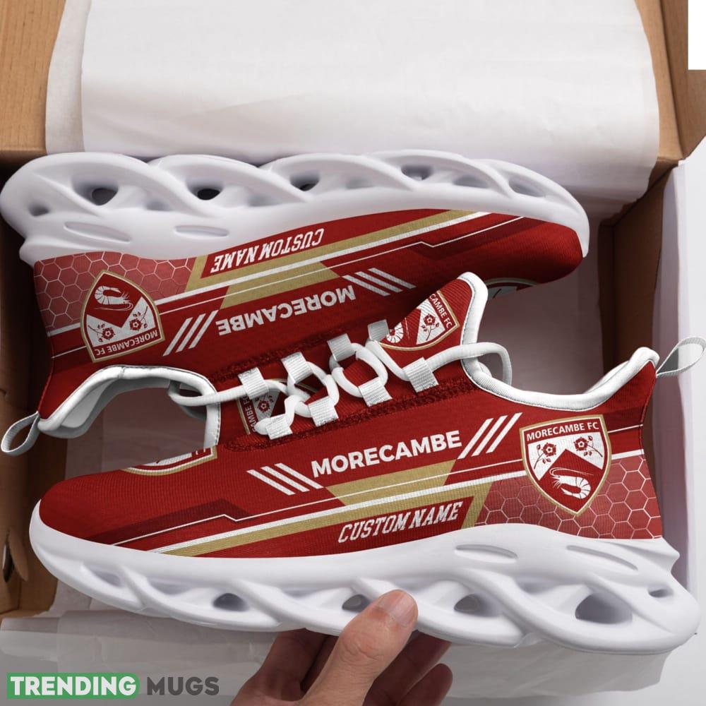 Morecambe Logo Custom Name Pattern 3D Max Soul Sneaker Shoes - Morecambe Logo Custom Name Pattern 3D Max Soul Sneaker Shoes_1 Morecambe Logo Custom Name Pattern 3D Max Soul Sneaker Shoes - Morecambe Logo Custom Name Pattern 3D Max Soul Sneaker Shoes_1