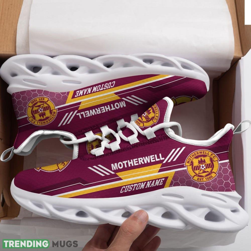 Motherwell Logo Custom Name Pattern 3D Max Soul Sneaker Shoes - Motherwell Logo Custom Name Pattern 3D Max Soul Sneaker Shoes_1 Motherwell Logo Custom Name Pattern 3D Max Soul Sneaker Shoes - Motherwell Logo Custom Name Pattern 3D Max Soul Sneaker Shoes_1