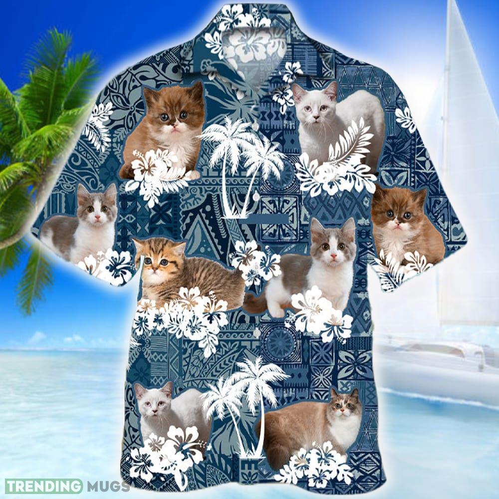 Munchkin Hawaiian Shirt Cat Lover Summer Gift For Men Women Beach - Munchkin Hawaiian Shirt Cat Lover Summer Gift For Men Women_1