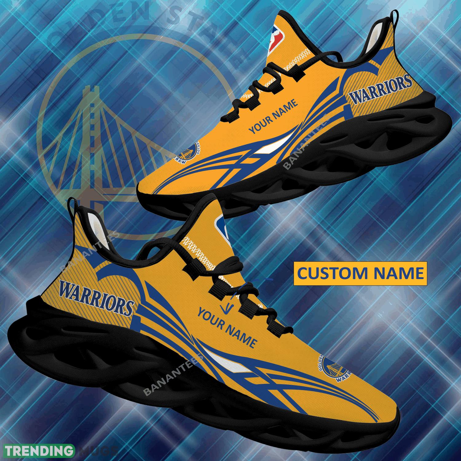 NBA Golden State Warriors Max Soul Shoes New Personalized Collection Sport Sneaker - NBA Golden State Warriors Max Soul Shoes Personalized Photo 1 NBA Golden State Warriors Max Soul Shoes New Personalized Collection Sport Sneaker - NBA Golden State Warriors Max Soul Shoes Personalized Photo 1