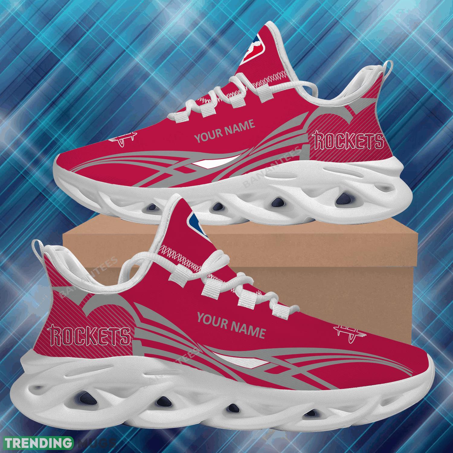 NBA Houston Rockets Max Soul Shoes New Personalized Contemporary Chunky Sneaker Max Soul NBA Houston Rockets Max Soul Shoes New Personalized Contemporary Chunky Sneaker Max Soul