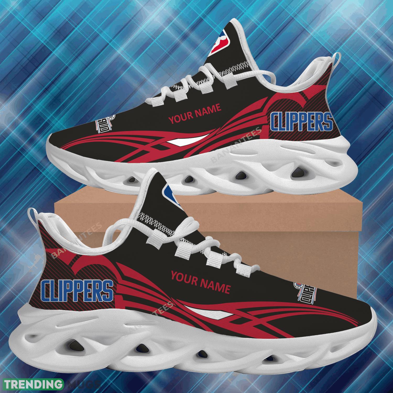 NBA Los Angeles Clippers Max Soul Shoes New Personalized Runners Sport Sneaker Max Soul NBA Los Angeles Clippers Max Soul Shoes New Personalized Runners Sport Sneaker Max Soul