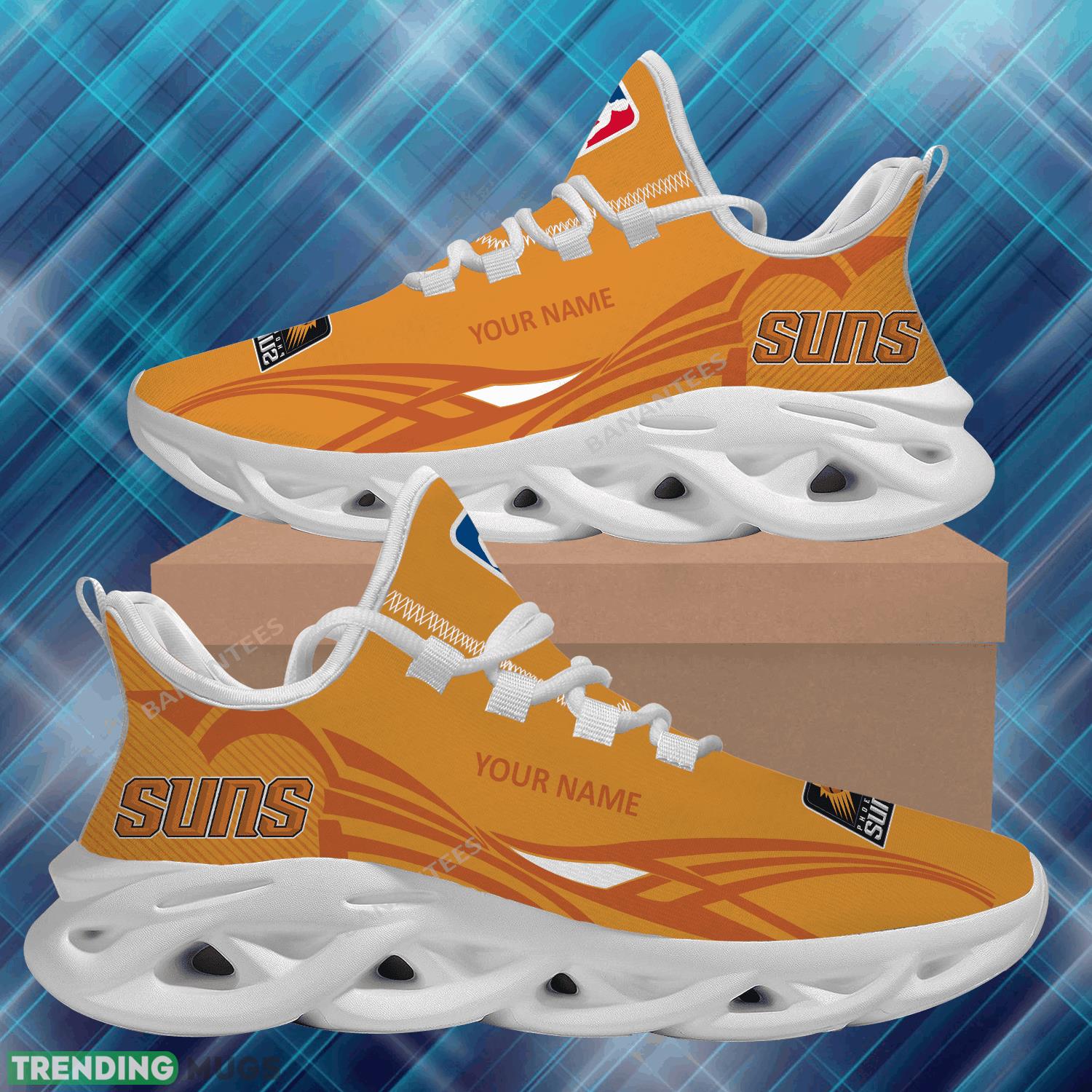 NBA Phoenix Suns Max Soul Shoes New Personalized Fashion Running Sneaker Max Soul NBA Phoenix Suns Max Soul Shoes New Personalized Fashion Running Sneaker Max Soul