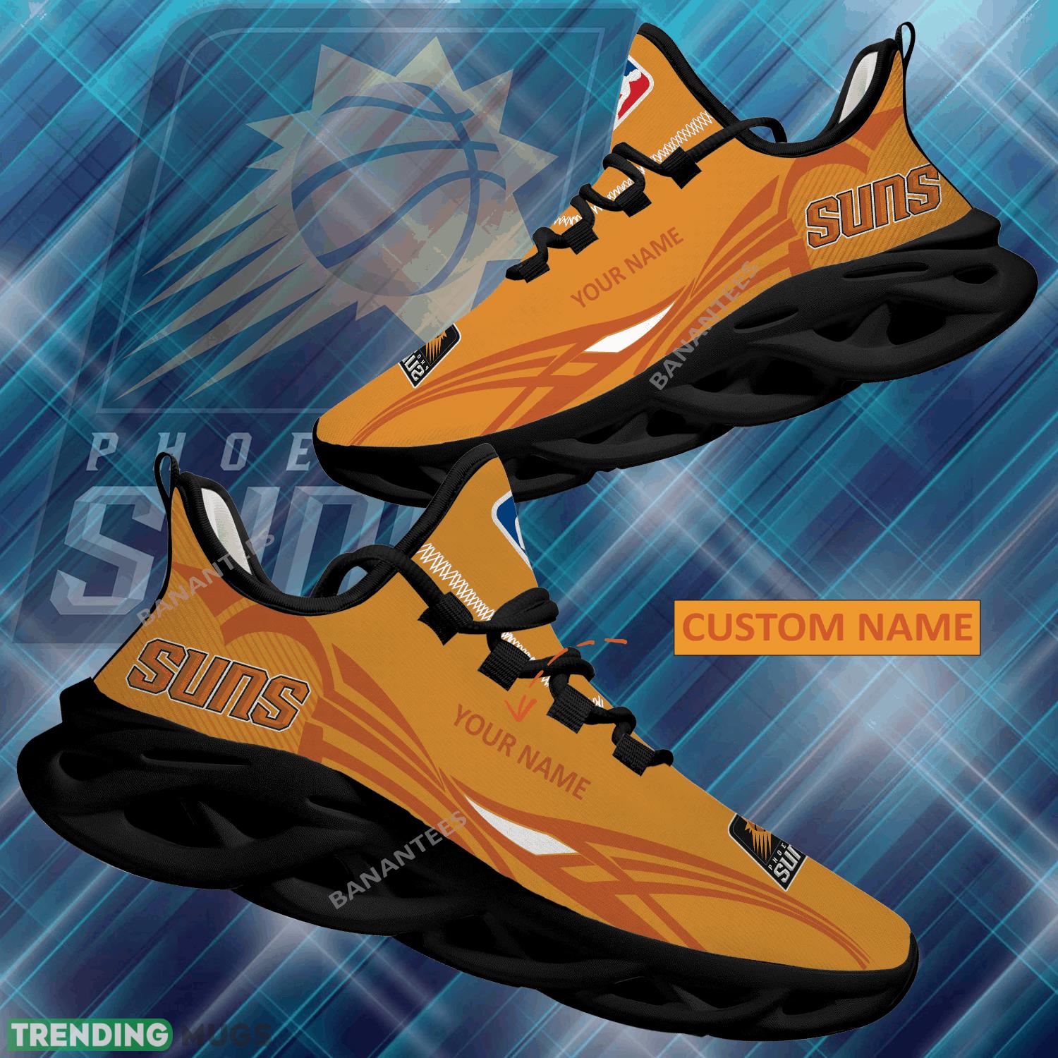 NBA Phoenix Suns Max Soul Shoes New Personalized Fashion Running Sneaker - NBA Phoenix Suns Max Soul Shoes Personalized Photo 1 NBA Phoenix Suns Max Soul Shoes New Personalized Fashion Running Sneaker - NBA Phoenix Suns Max Soul Shoes Personalized Photo 1