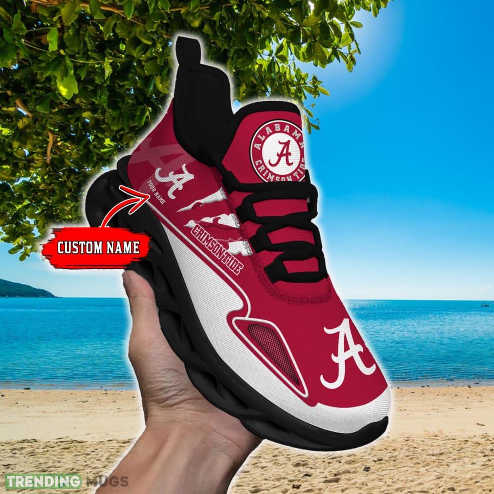 NCAA Alabama Crimson Tide Max Soul Shoes Personalized Clunky Sneakers Ideas Gift Fans Max Soul NCAA Alabama Crimson Tide Max Soul Shoes Personalized Clunky Sneakers Ideas Gift Fans Max Soul