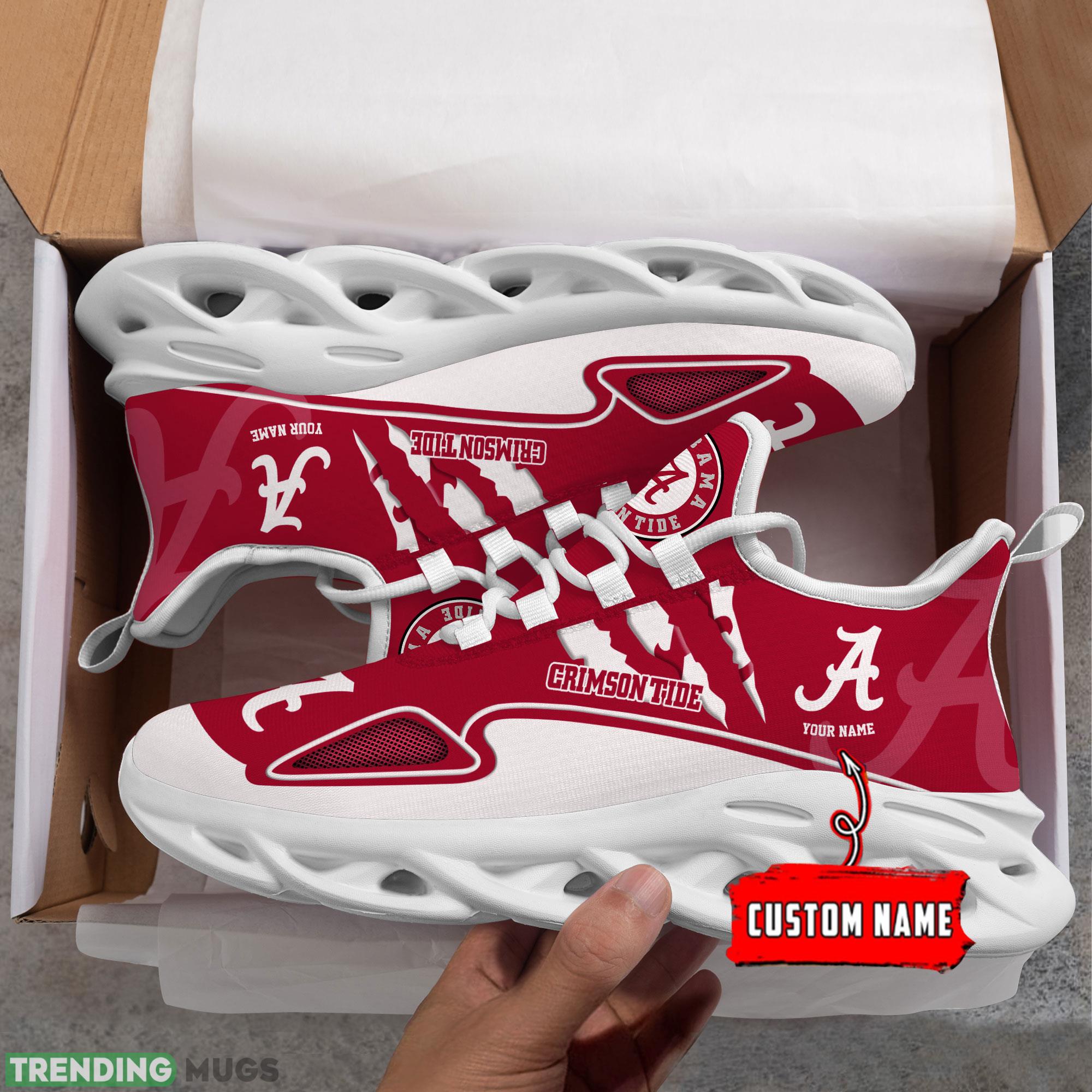 NCAA Alabama Crimson Tide Max Soul Shoes Personalized Clunky Sneakers Ideas Gift Fans Max Soul NCAA Alabama Crimson Tide Max Soul Shoes Personalized Clunky Sneakers Ideas Gift Fans Max Soul