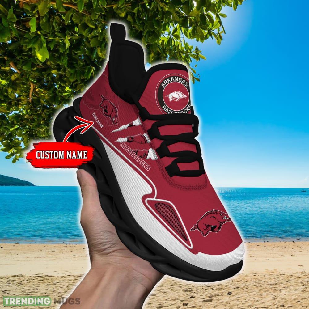 NCAA Arkansas Razorbacks Max Soul Shoes Personalized Clunky Sneakers Ideas Gift Fans Max Soul NCAA Arkansas Razorbacks Max Soul Shoes Personalized Clunky Sneakers Ideas Gift Fans Max Soul
