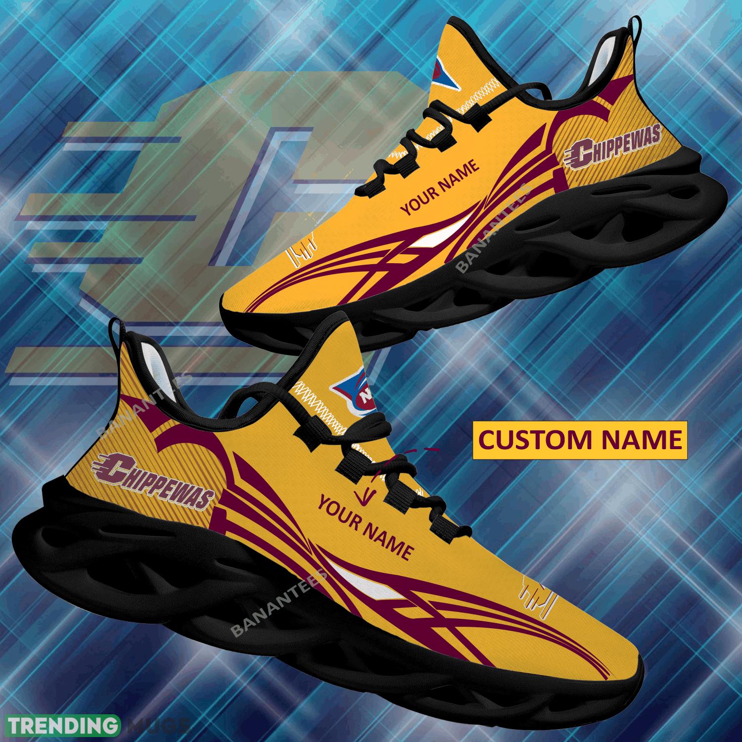 NCAA Central Michigan Chippewas Max Soul Shoes New Personalized Icon Sport Sneaker - NCAA Central Michigan Chippewas Max Soul Shoes Personalized Photo 1 NCAA Central Michigan Chippewas Max Soul Shoes New Personalized Icon Sport Sneaker - NCAA Central Michigan Chippewas Max Soul Shoes Personalized Photo 1