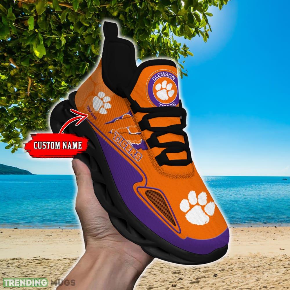 NCAA Clemson Tigers Max Soul Shoes Personalized Clunky Sneakers Ideas Gift Fans Max Soul NCAA Clemson Tigers Max Soul Shoes Personalized Clunky Sneakers Ideas Gift Fans Max Soul