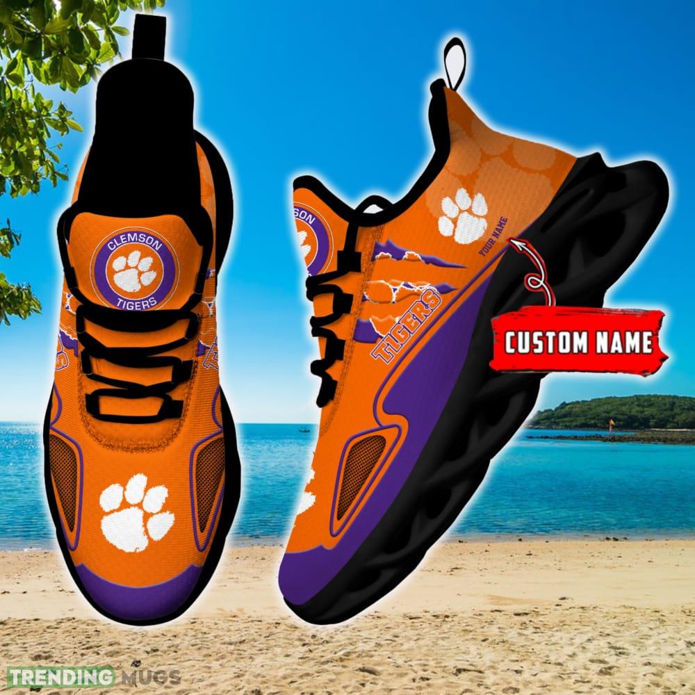 NCAA Clemson Tigers Max Soul Shoes Personalized Clunky Sneakers Ideas Gift Fans Max Soul NCAA Clemson Tigers Max Soul Shoes Personalized Clunky Sneakers Ideas Gift Fans Max Soul