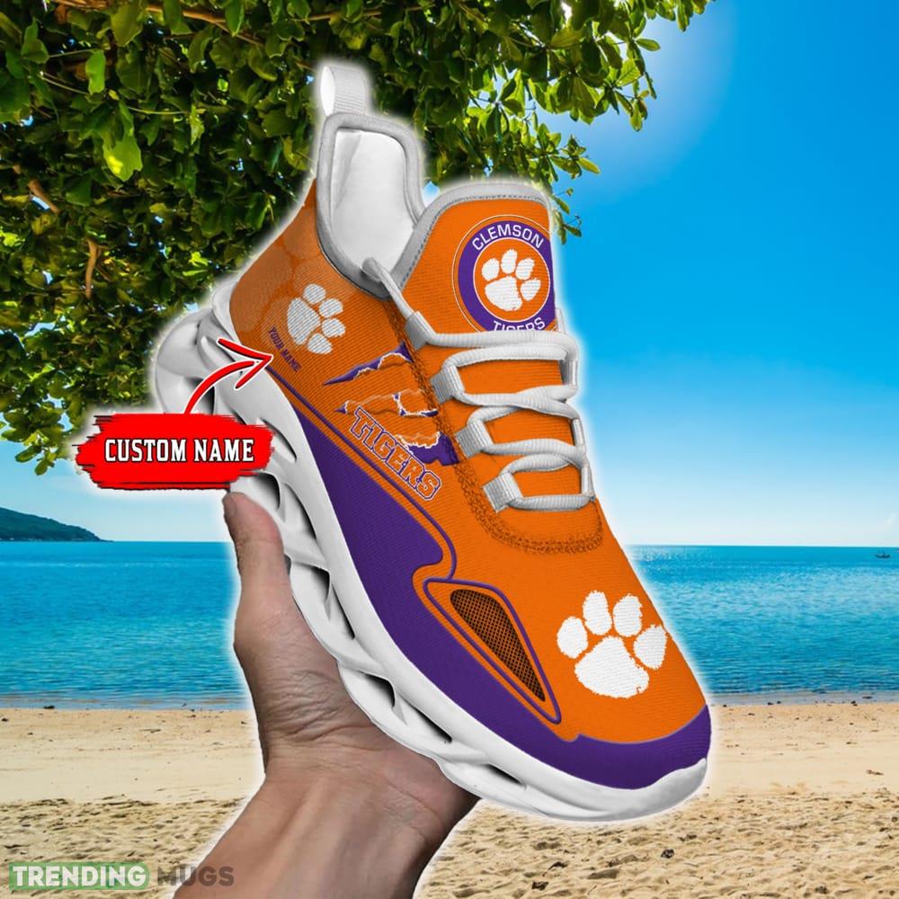 NCAA Clemson Tigers Max Soul Shoes Personalized Clunky Sneakers Ideas Gift Fans - NCAA Clemson Tigers Max Soul Shoes_1 NCAA Clemson Tigers Max Soul Shoes Personalized Clunky Sneakers Ideas Gift Fans - NCAA Clemson Tigers Max Soul Shoes_1
