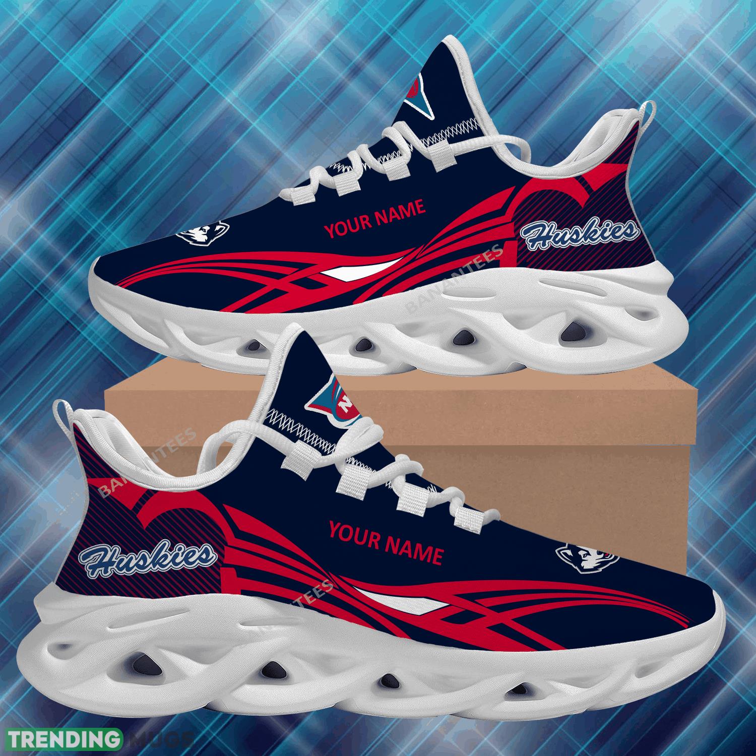 NCAA Connecticut Huskies Max Soul Shoes New Personalized Unconventional Chunky Sneaker Max Soul NCAA Connecticut Huskies Max Soul Shoes New Personalized Unconventional Chunky Sneaker Max Soul