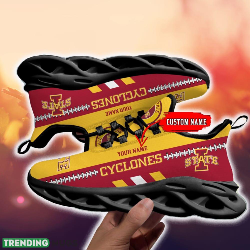 NCAA Iowa State Cyclones Custom Name Max Soul Sneakers Clunky For Men Women Gift Shoes For Fans Hawaiian Shirt NCAA Iowa State Cyclones Custom Name Max Soul Sneakers Clunky For Men Women Gift Shoes For Fans Hawaiian Shirt