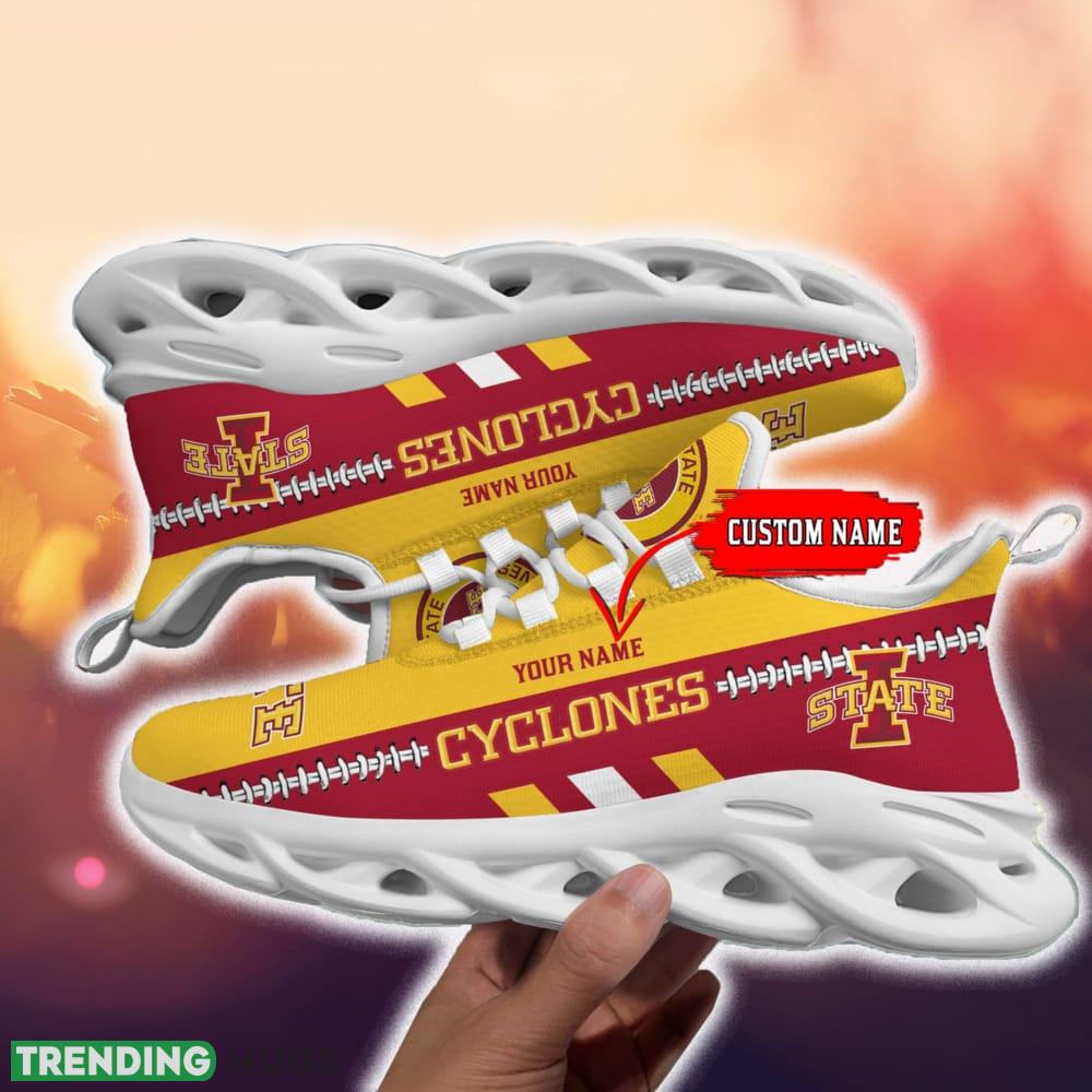 NCAA Iowa State Cyclones Custom Name Max Soul Sneakers Clunky For Men Women Gift Shoes For Fans Hawaiian Shirt NCAA Iowa State Cyclones Custom Name Max Soul Sneakers Clunky For Men Women Gift Shoes For Fans Hawaiian Shirt
