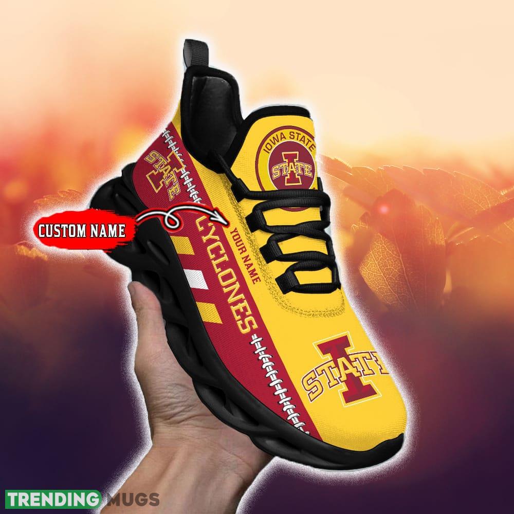 NCAA Iowa State Cyclones Custom Name Max Soul Sneakers Clunky For Men Women Gift Shoes For Fans Hawaiian Shirt NCAA Iowa State Cyclones Custom Name Max Soul Sneakers Clunky For Men Women Gift Shoes For Fans Hawaiian Shirt