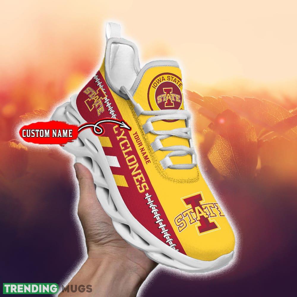 NCAA Iowa State Cyclones Custom Name Max Soul Sneakers Clunky For Men Women Gift Shoes For Fans - 11-NCAA Iowa State Cyclones Max Soul Shoes DS005_1 NCAA Iowa State Cyclones Custom Name Max Soul Sneakers Clunky For Men Women Gift Shoes For Fans - 11-NCAA Iowa State Cyclones Max Soul Shoes DS005_1
