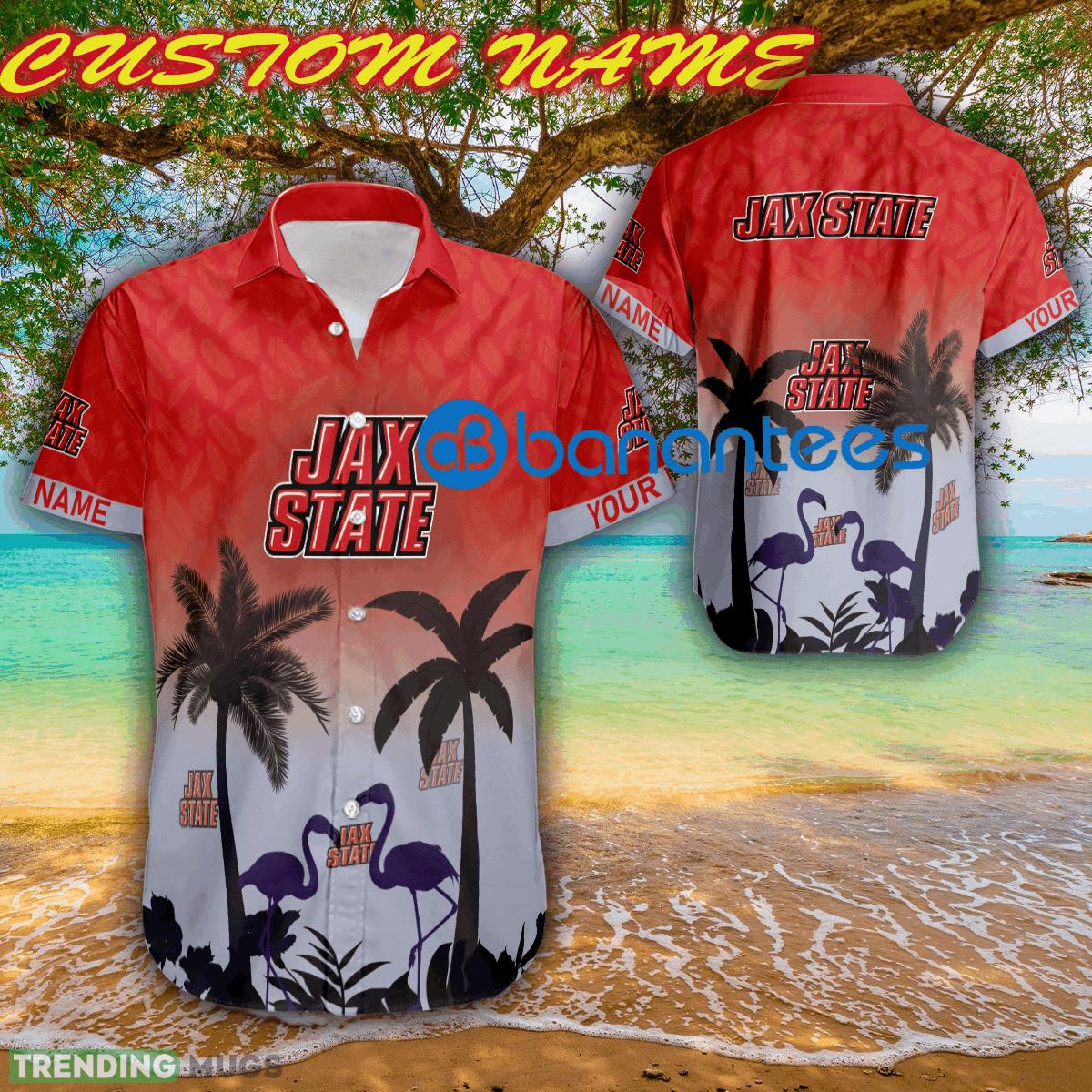 NCAA Jacksonville State Gamecocks Colorful Logo 3D Hawaiian Shirt Gift For Fans Custom Name - NCAA Jacksonville State Gamecocks Colorful Logo 3D Hawaiian Shirt Gift For Fans Custom Name NCAA Jacksonville State Gamecocks Colorful Logo 3D Hawaiian Shirt Gift For Fans Custom Name - NCAA Jacksonville State Gamecocks Colorful Logo 3D Hawaiian Shirt Gift For Fans Custom Name
