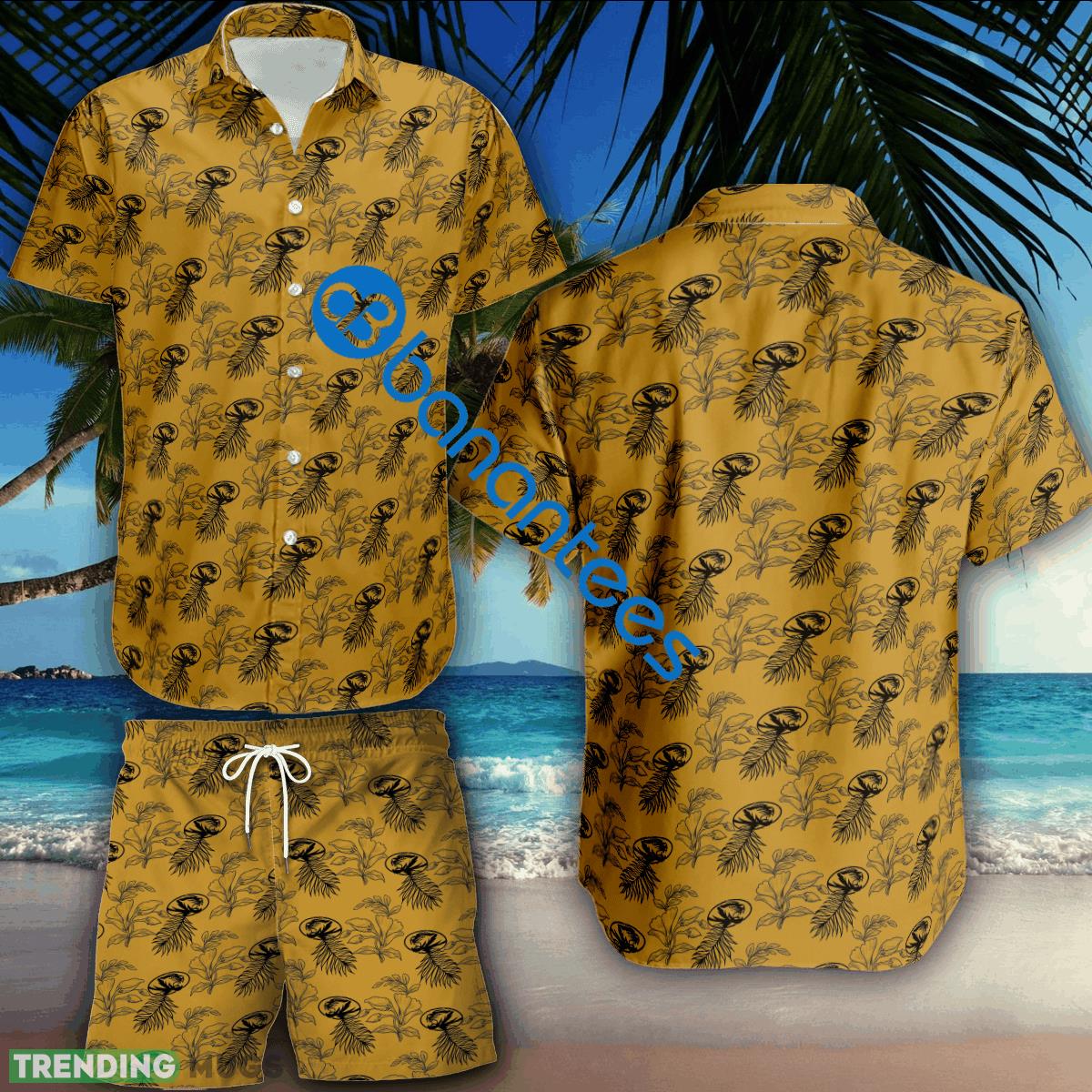 NCAA Missouri Tigers Combo Hawaiian Shirt & Short Logo Summer Beach - NCAA Missouri Tigers Combo Hawaiian Shirt & Short Logo Summer Beach
