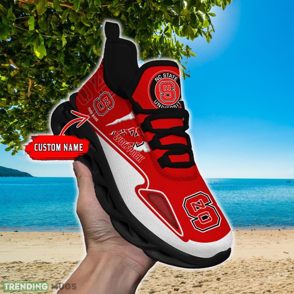 NCAA NC State Wolfpack Max Soul Shoes Personalized Clunky Sneakers Ideas Gift Fans Max Soul NCAA NC State Wolfpack Max Soul Shoes Personalized Clunky Sneakers Ideas Gift Fans Max Soul