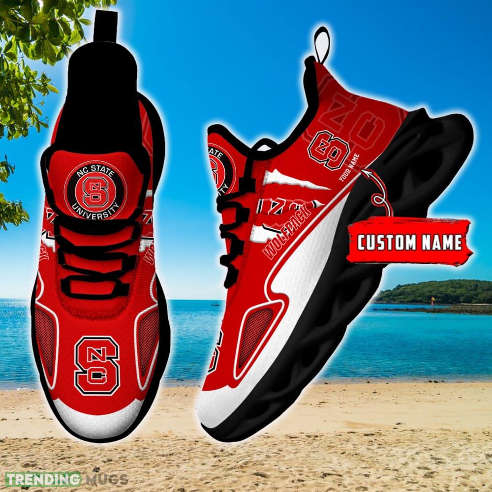 NCAA NC State Wolfpack Max Soul Shoes Personalized Clunky Sneakers Ideas Gift Fans Max Soul NCAA NC State Wolfpack Max Soul Shoes Personalized Clunky Sneakers Ideas Gift Fans Max Soul