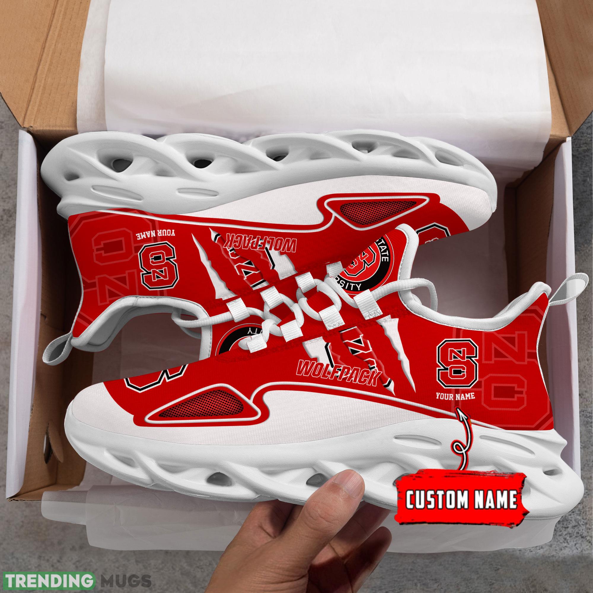 NCAA NC State Wolfpack Max Soul Shoes Personalized Clunky Sneakers Ideas Gift Fans Max Soul NCAA NC State Wolfpack Max Soul Shoes Personalized Clunky Sneakers Ideas Gift Fans Max Soul
